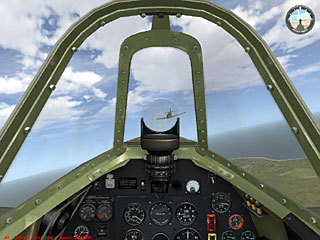 cockpit of a Spitfire 1A