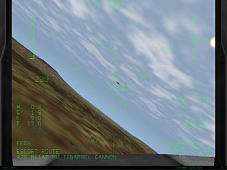HUD of an F-22A from F-22 LIGHTNING