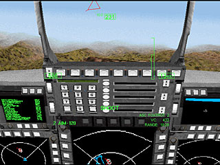 cockpit of an F-22A