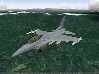 a F-16C from AF