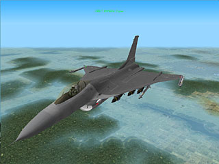 a F-16XL from SP4