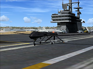 MQ-1 on a carrier