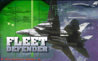 Splash screen of FLEET DEFENDER