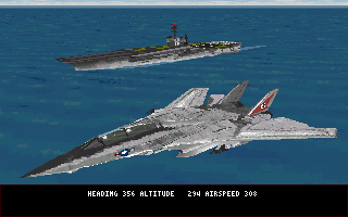 F-14B and Nimitz class carrier