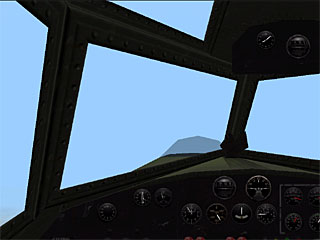 cockpit and gunner of a B-17G