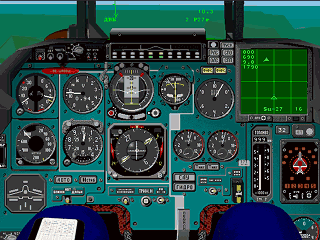 Su-27 Lower Cockpit (17KB) Click to full size