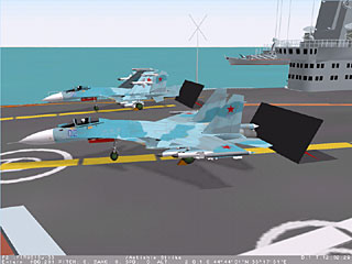 Su-33 over castle Click for a bigger image