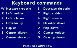keyboard commands