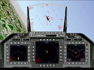 F-22A Cockpit (38KB) Click to full size