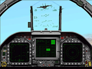 Cockpit of an F/A-18E Click for a bigger image