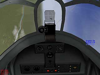 cockpit of a BI-1