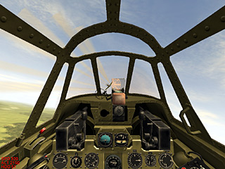 cockpit of a A6M5a