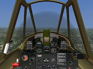 Ki100Ib cockpit