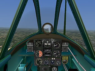 Ki43Ia cockpit