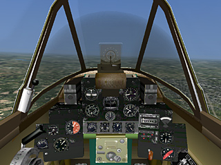 Ki61Ic cockpit