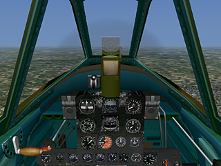 Ki84Ia cockpit