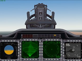 Rear cockpit from Jane's F-15(18KB)