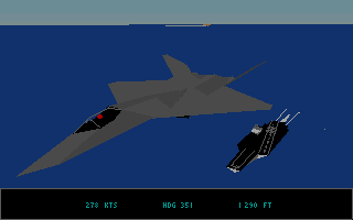 F-23D over carrier (13KB)