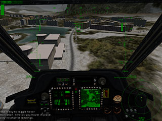 cockpit of an AH-64D