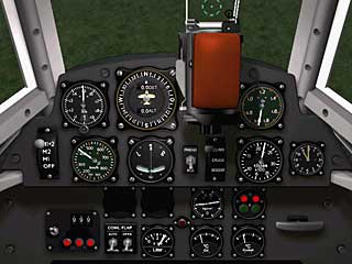 lower cockpit of a Me109G Click for a bigger image