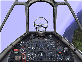 cockpit of a Spitfire Mk.IX