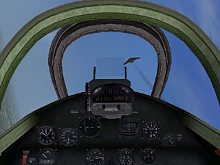 Cockpit of a P-80A
