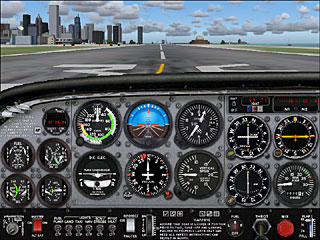 Cessna Skyhawk 172 cockpit