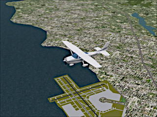 C182S over SFO from FS2000