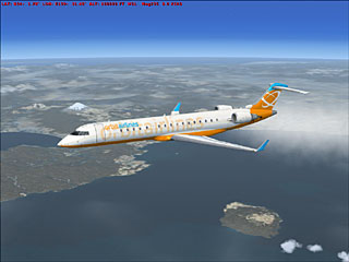 CRJ700 at FL999 from FSX
