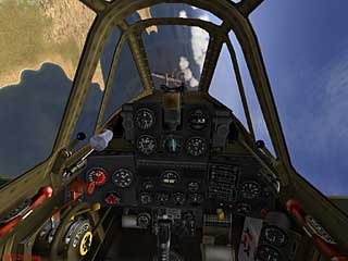 cockpit of a Ki-100-I-Ko