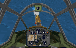 cockpit of an SBD-3
