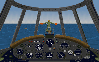 cockpit of a TBD-1