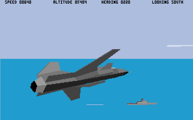 a F-29 and a ship (3KB) Click for a bigger image