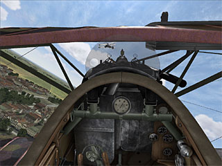 cockpit of an Albatros D.Va