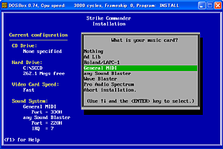 Install on DOSBox