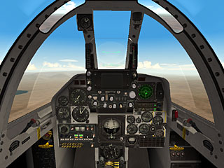 Kfir C1(77) cockpit