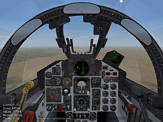cockpit of an F-4J