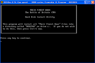 Install on DOSBox