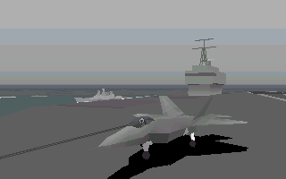 a F-22N on a carrier