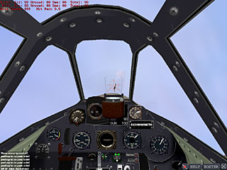 cockpit of an MC.202