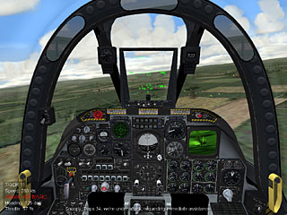 cockpit of an A-10A