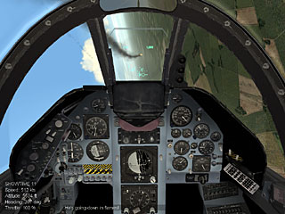 Cockpit of an AV-8A