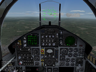 cockpit of an F-15A
