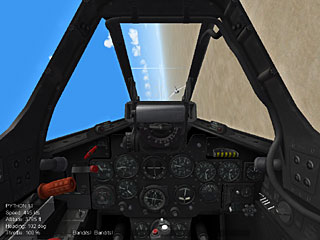 Meteor F.8 cockpit