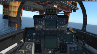 F-14D cockpit from X-Plane 12